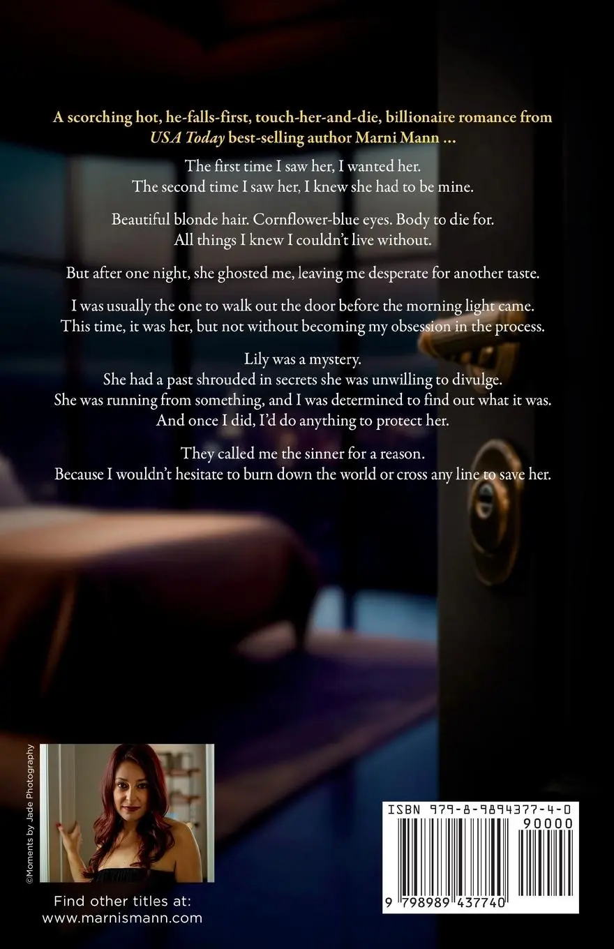Rückseite: 9798989437740 | The Sinner | Marni Mann | Taschenbuch | Englisch | 2024