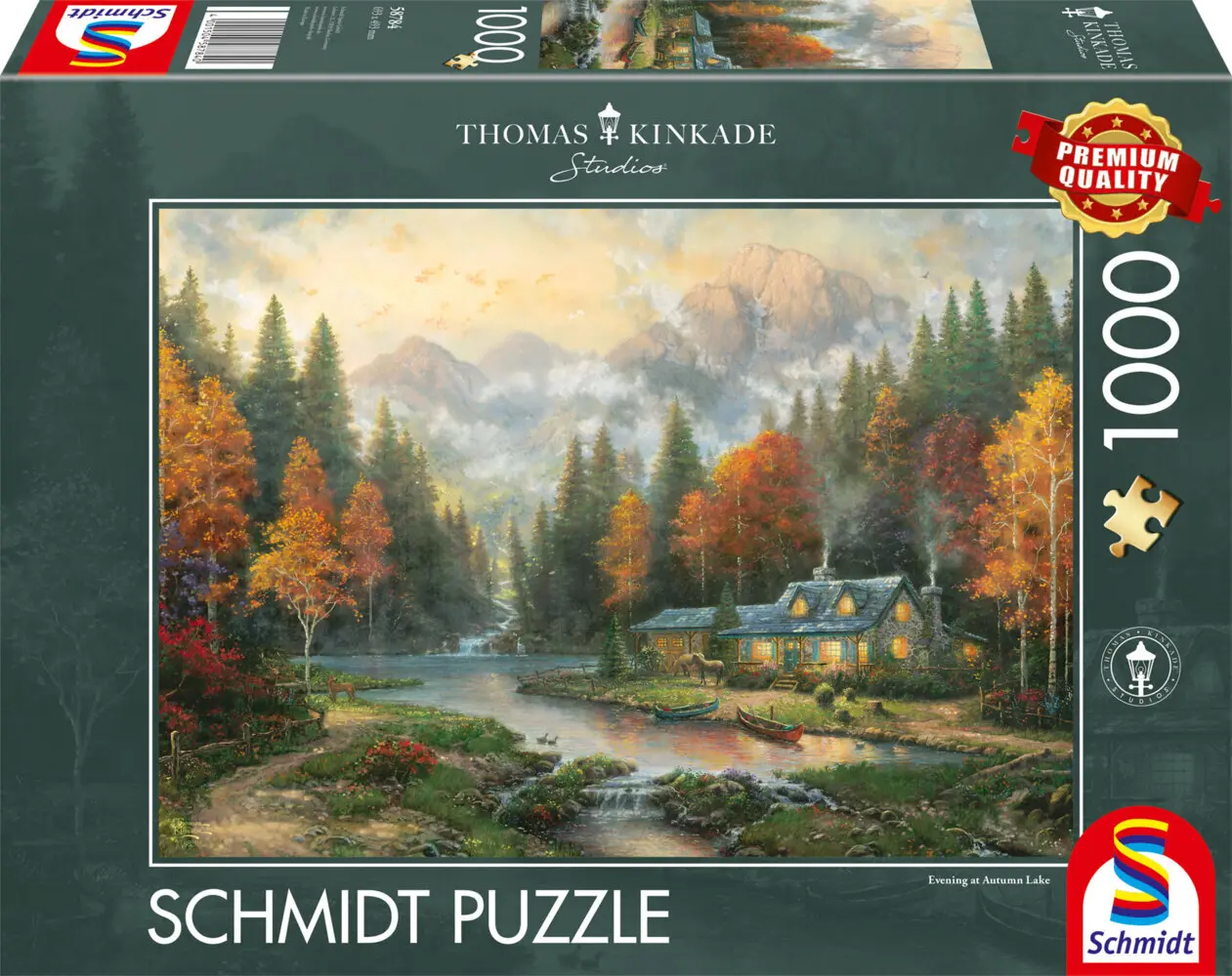 Cover: 4001504587840 | Herbstabend am See | Puzzles Thomas Kinkade 1.000 Teile | Spiel | 2026