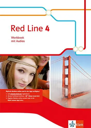 Cover: 9783125487840 | Red Line 4 | Workbook mit Klett-Lernen APP Klasse 8 | Frank Haß | 2017