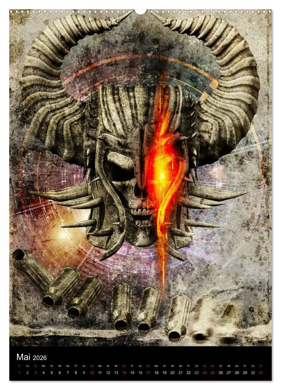 Bild: 9783516467840 | S.O.D. - Skulls Of Death Vol. I - Totenkopf Artworks (Wandkalender...