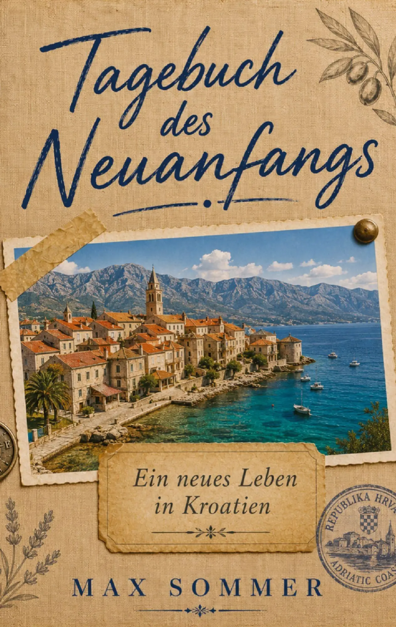 Cover: 9789403907840 | Tagebuch des Neuanfangs - Ein neues Leben in Kroatien | Max Sommer