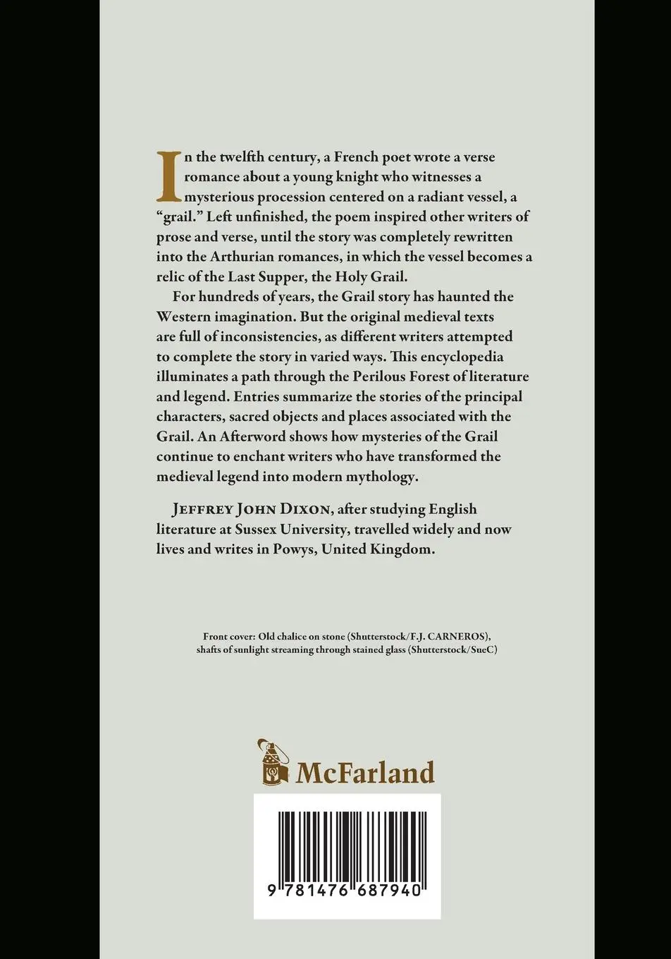 Rückseite: 9781476687940 | Encyclopedia of the Holy Grail | Jeffrey John Dixon | Taschenbuch