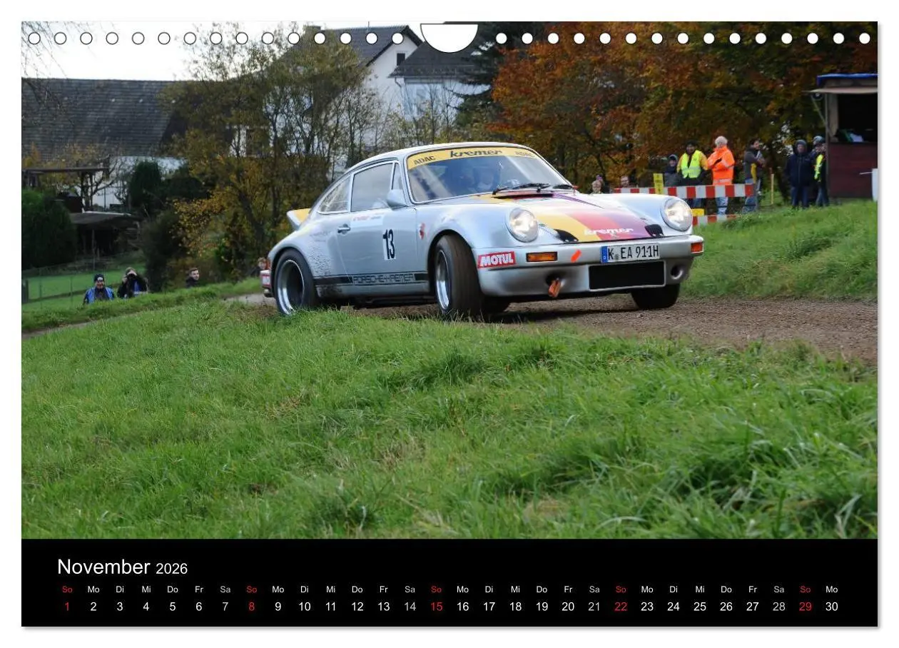 Bild: 9783516077940 | Bergrennen und Rallye im Porsche (Wandkalender 2026 DIN A4 quer),...