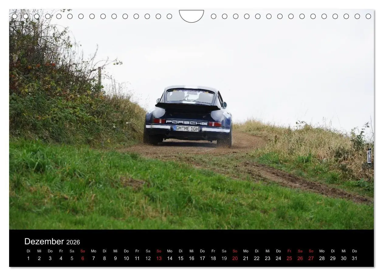 Bild: 9783516077940 | Bergrennen und Rallye im Porsche (Wandkalender 2026 DIN A4 quer),...