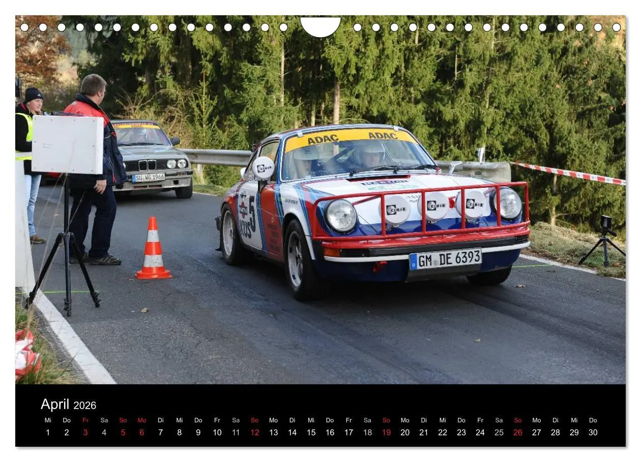 Bild: 9783516077940 | Bergrennen und Rallye im Porsche (Wandkalender 2026 DIN A4 quer),...