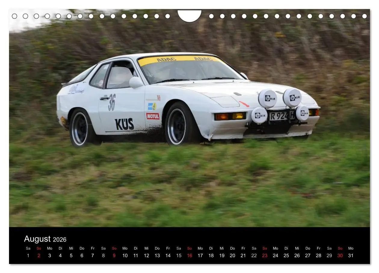 Bild: 9783516077940 | Bergrennen und Rallye im Porsche (Wandkalender 2026 DIN A4 quer),...