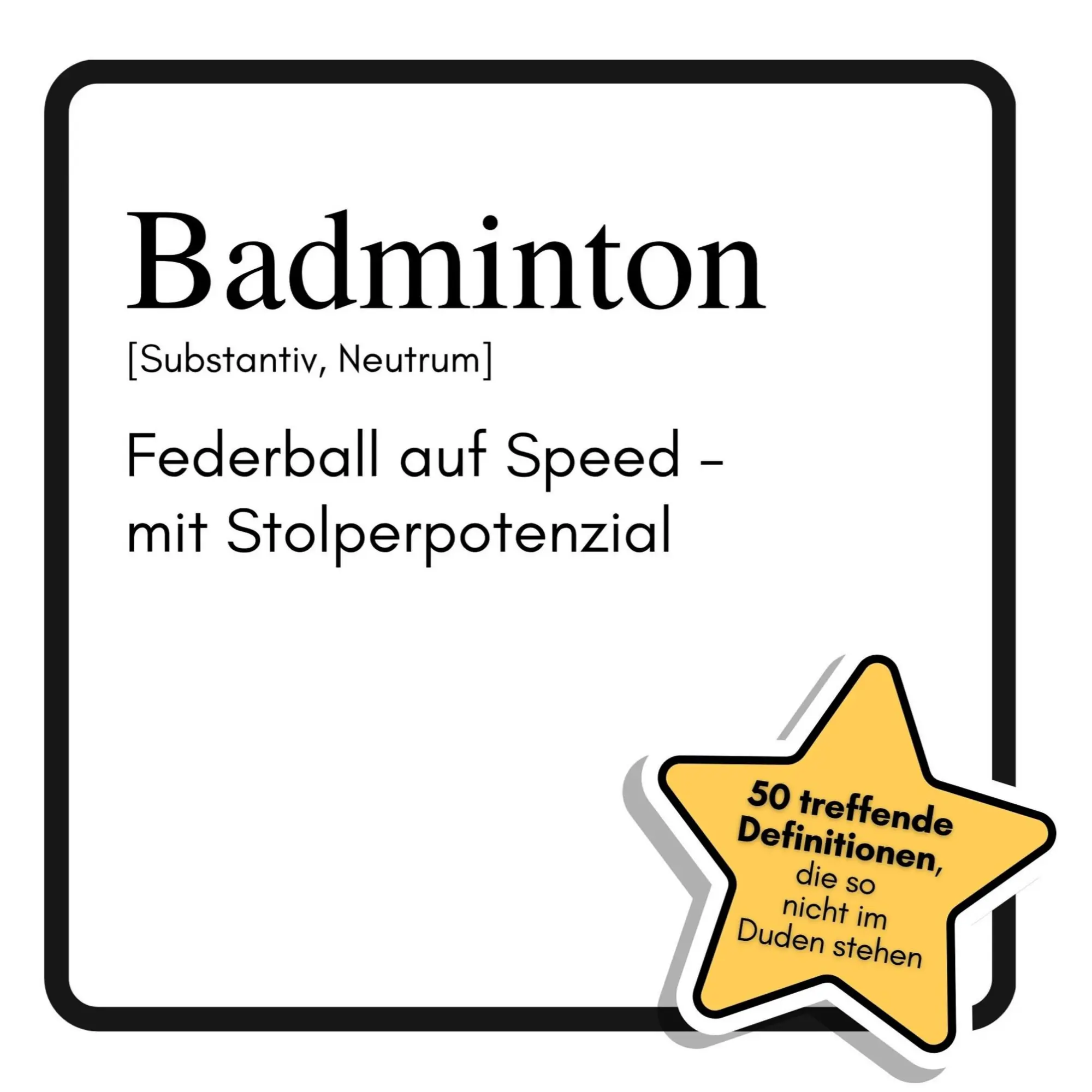 Cover: 9783759177940 | Badminton | Federball auf Speed - mit Stolperpotenzial | Schröder