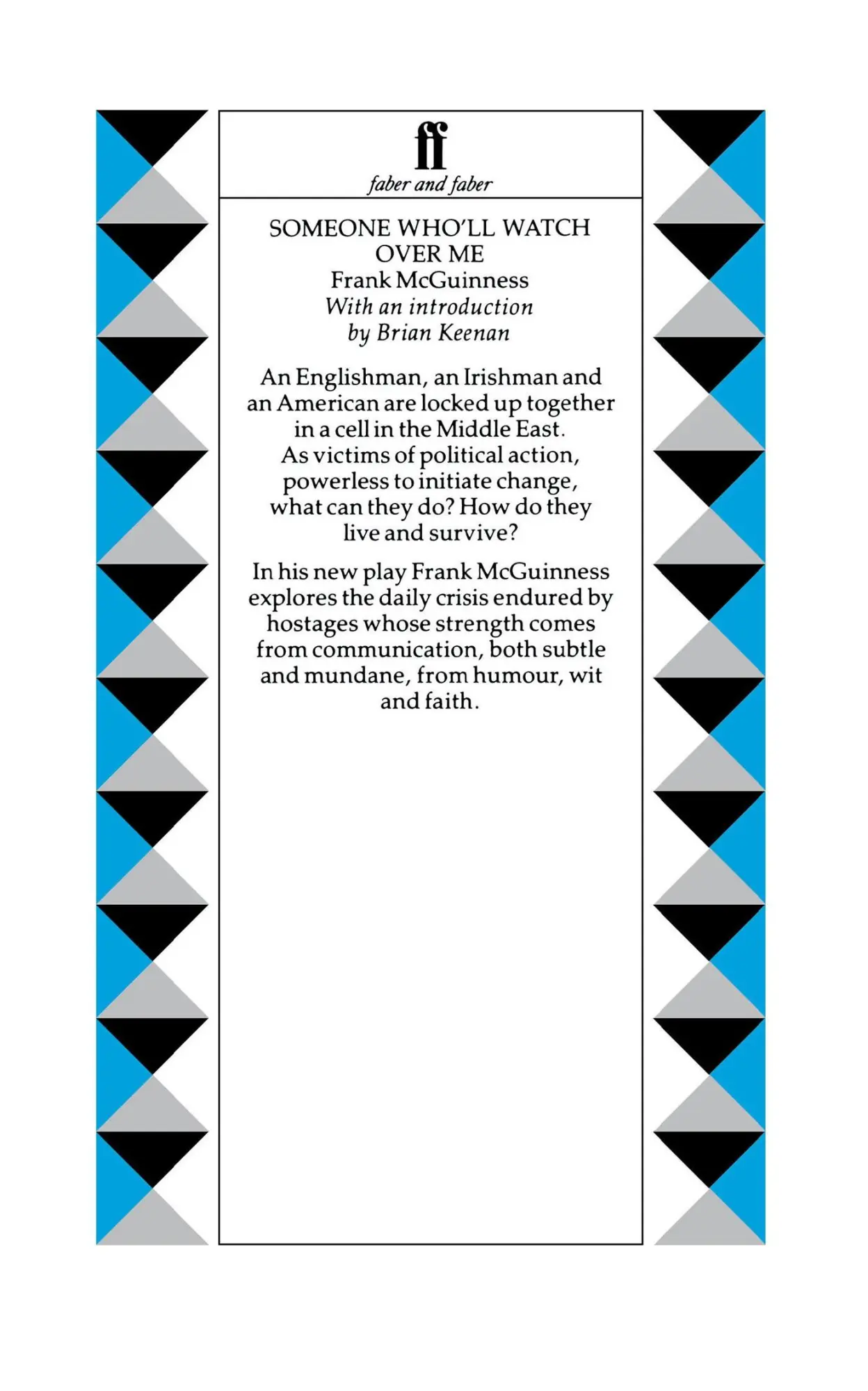 Rückseite: 9780571168040 | Someone Who'll Watch Over Me | A Play | Frank Mcguinness | Taschenbuch