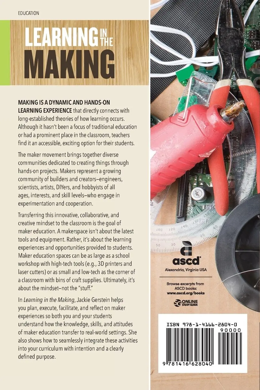 Rückseite: 9781416628040 | Learning in the Making | Jackie Gerstein | Taschenbuch | Englisch