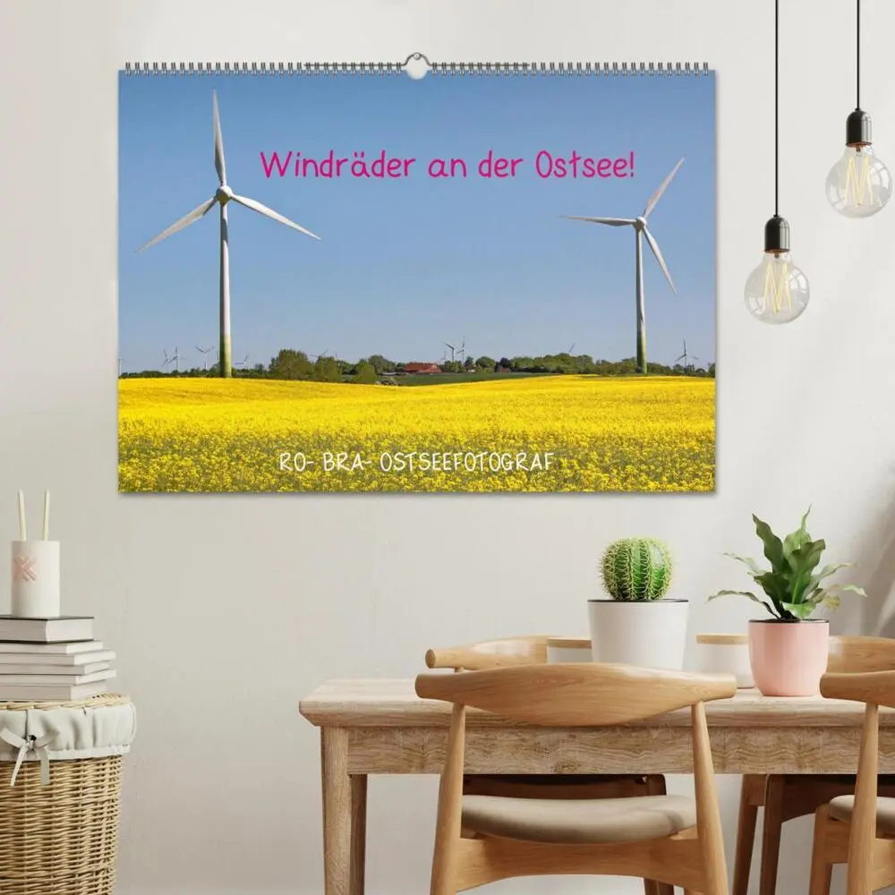 Bild: 9783457638040 | Windräder an der Ostsee! (Wandkalender 2026 DIN A2 quer), CALVENDO...