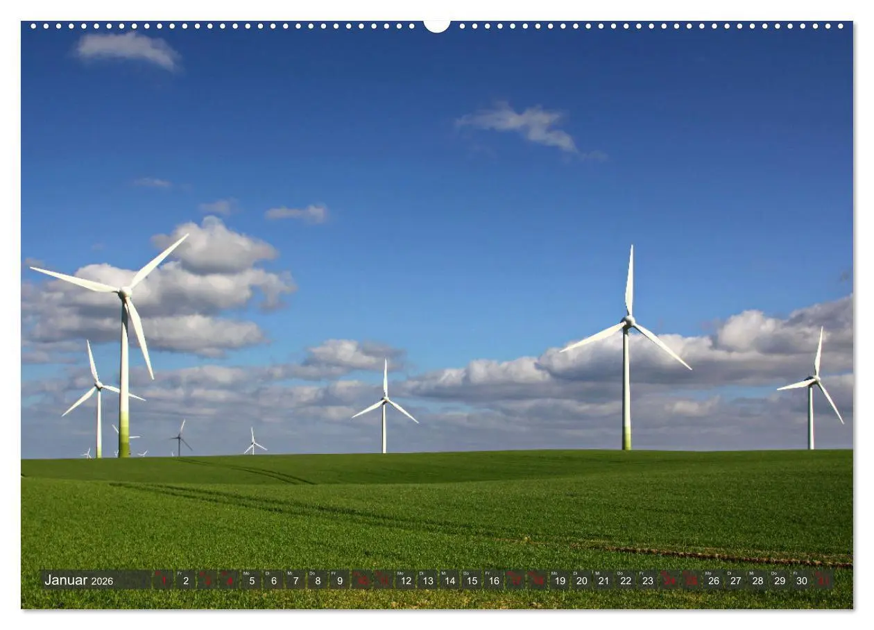 Bild: 9783457638040 | Windräder an der Ostsee! (Wandkalender 2026 DIN A2 quer), CALVENDO...