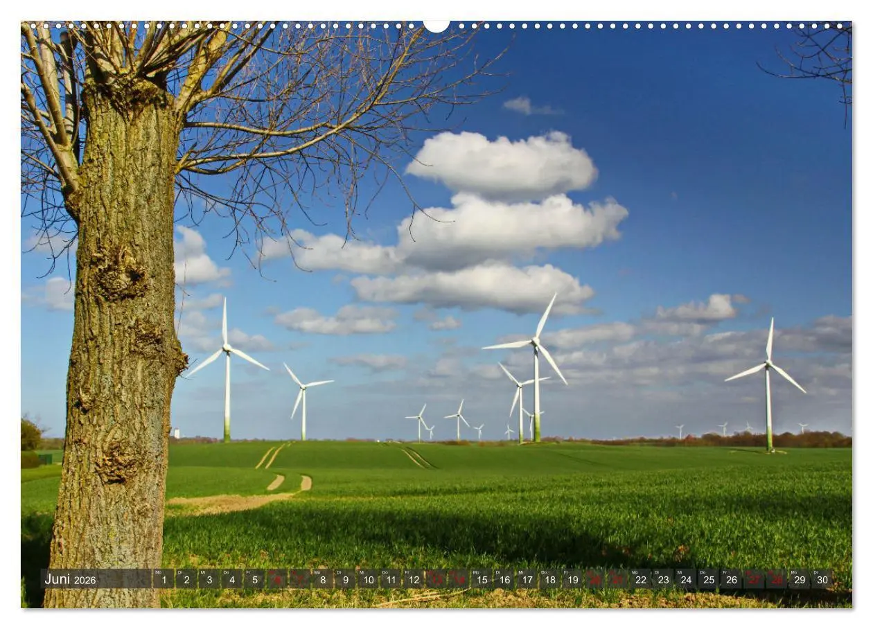 Bild: 9783457638040 | Windräder an der Ostsee! (Wandkalender 2026 DIN A2 quer), CALVENDO...