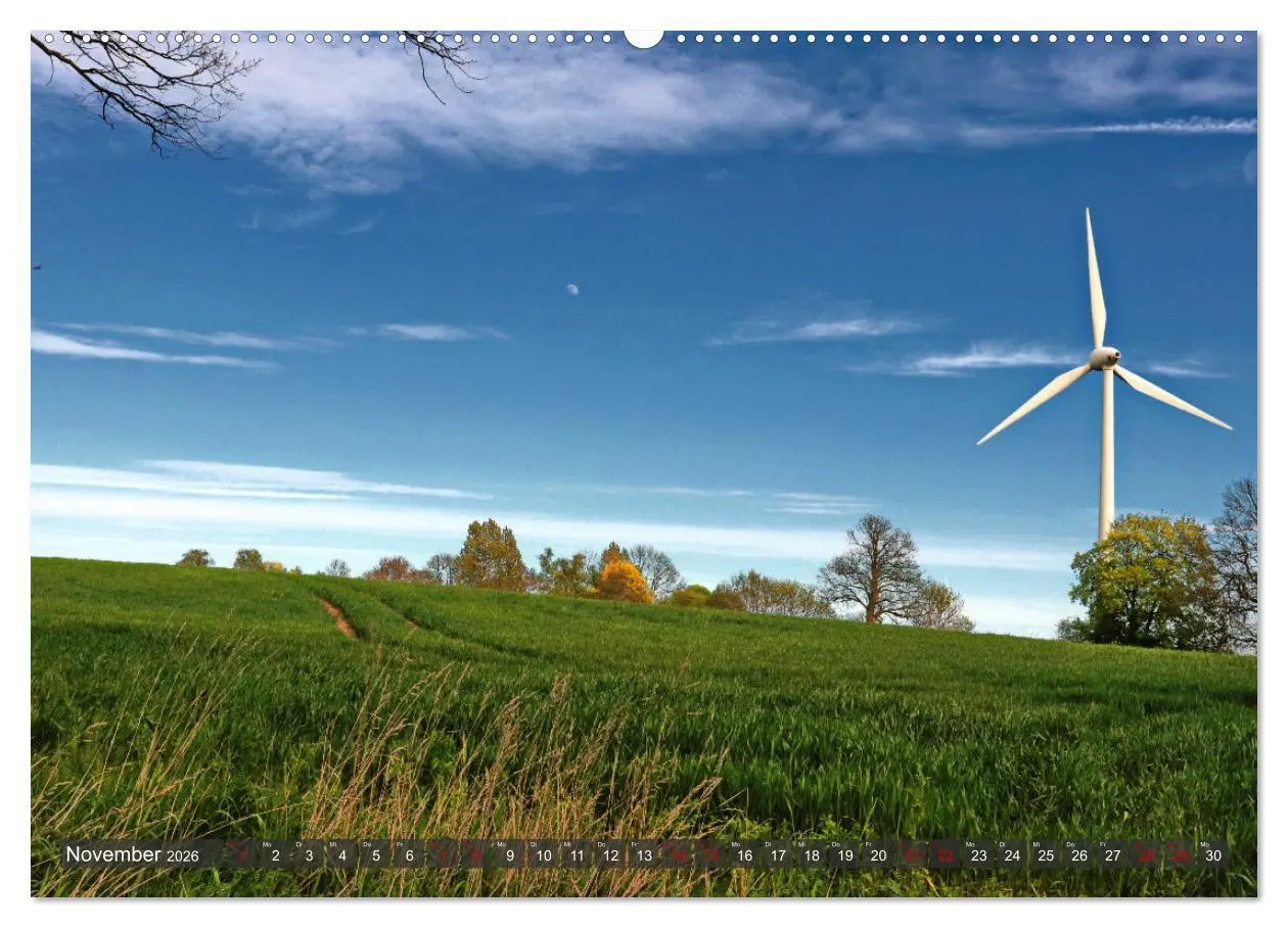 Bild: 9783457638040 | Windräder an der Ostsee! (Wandkalender 2026 DIN A2 quer), CALVENDO...