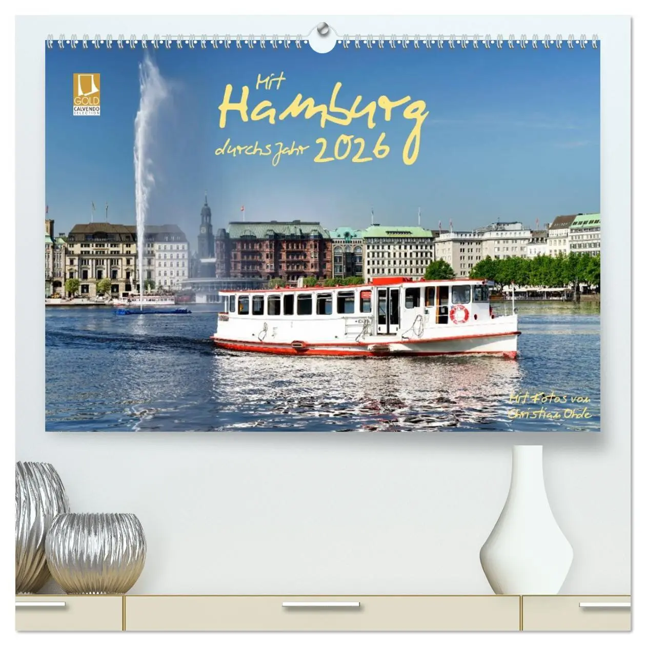 Cover: 9783516038040 | Mit Hamburg durchs Jahr 2026 (hochwertiger Premium Wandkalender...