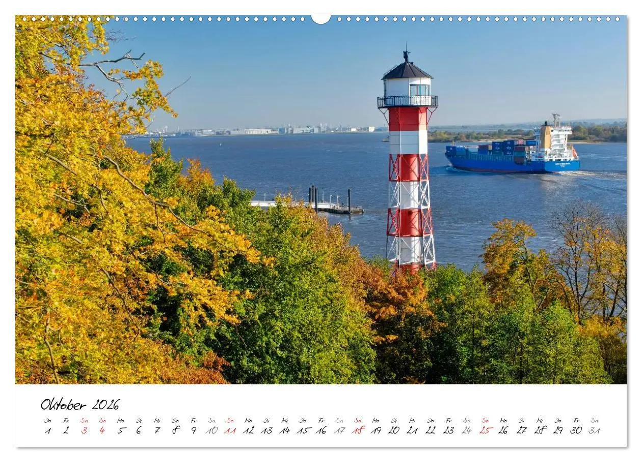 Bild: 9783516038040 | Mit Hamburg durchs Jahr 2026 (hochwertiger Premium Wandkalender...