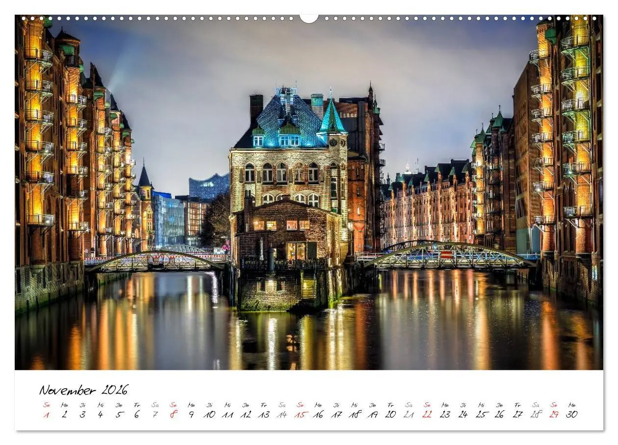 Bild: 9783516038040 | Mit Hamburg durchs Jahr 2026 (hochwertiger Premium Wandkalender...