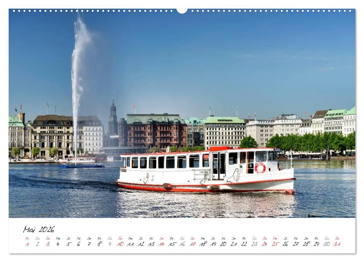 Bild: 9783516038040 | Mit Hamburg durchs Jahr 2026 (hochwertiger Premium Wandkalender...