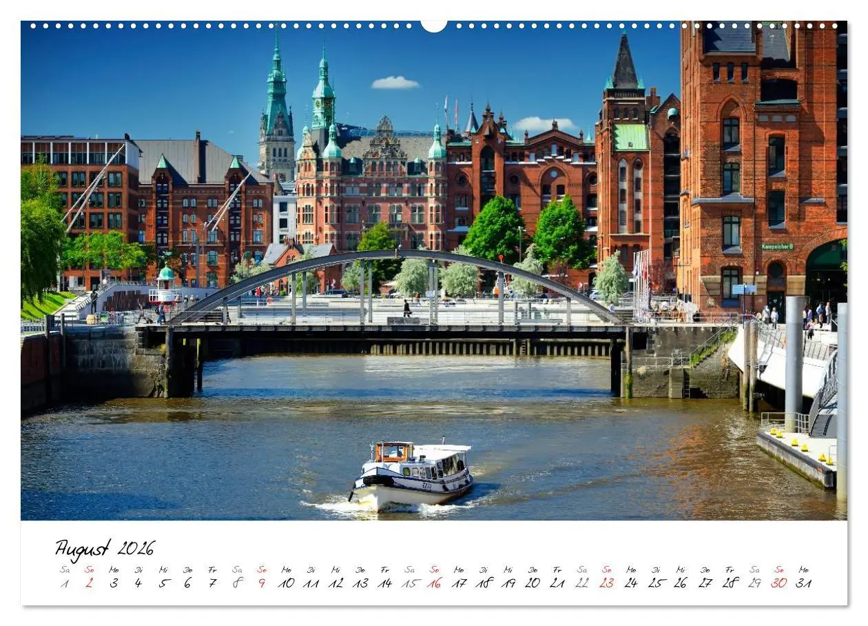 Bild: 9783516038040 | Mit Hamburg durchs Jahr 2026 (hochwertiger Premium Wandkalender...