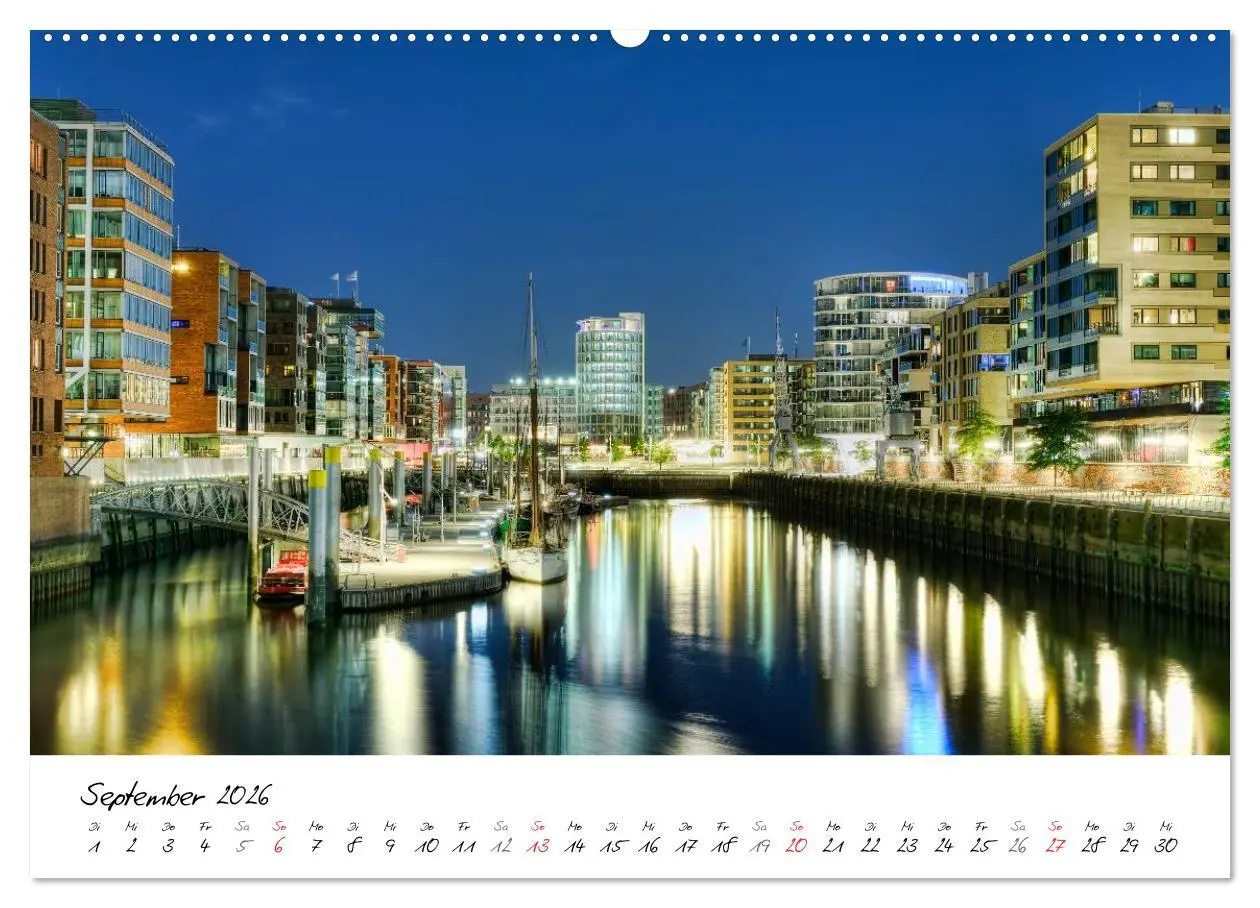 Bild: 9783516038040 | Mit Hamburg durchs Jahr 2026 (hochwertiger Premium Wandkalender...