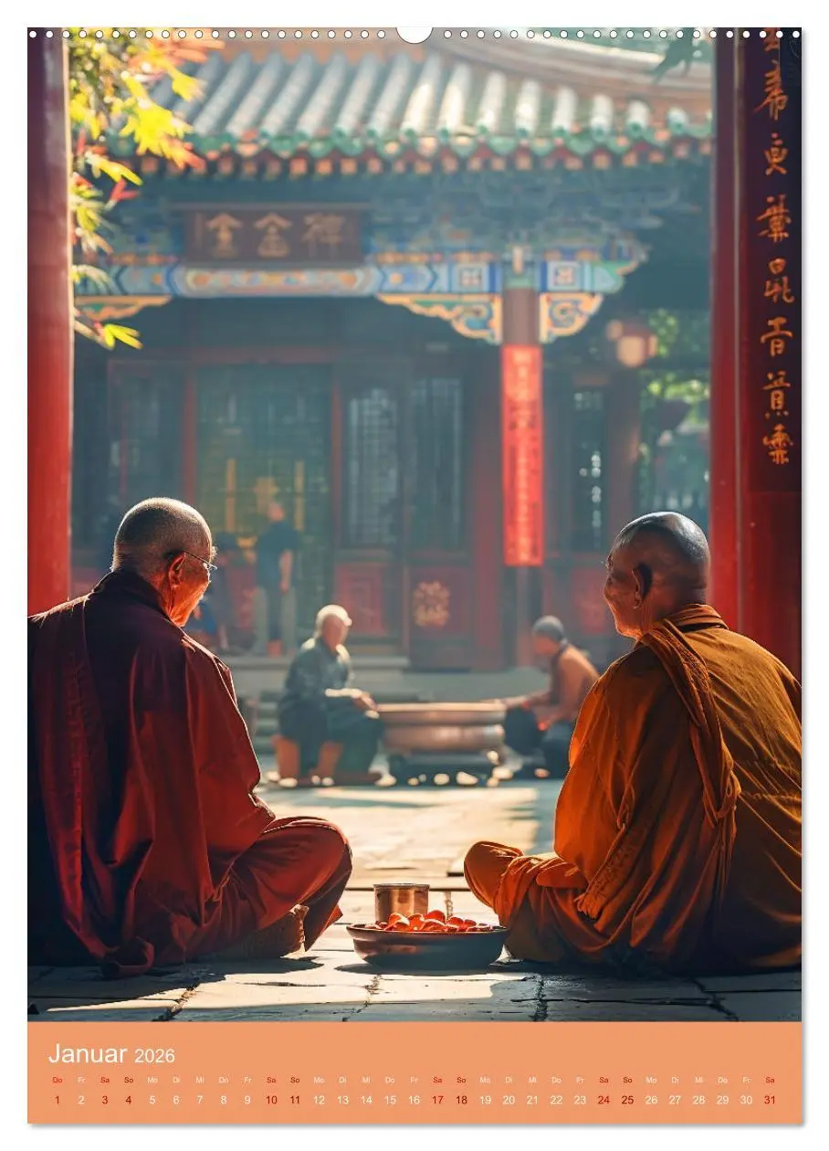 Bild: 9783516278040 | Meditative Stille (hochwertiger Premium Wandkalender 2026 DIN A2...