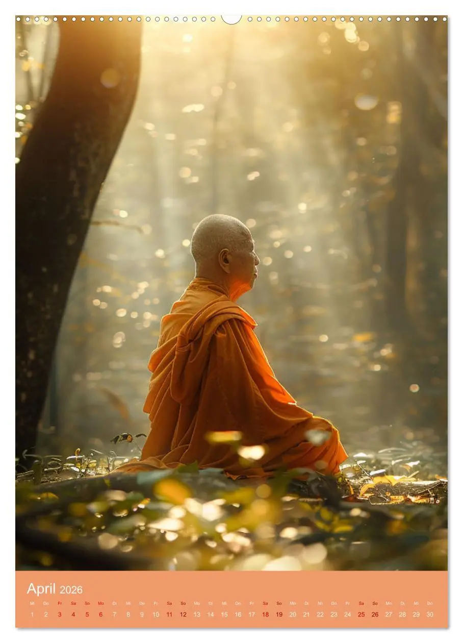 Bild: 9783516278040 | Meditative Stille (hochwertiger Premium Wandkalender 2026 DIN A2...