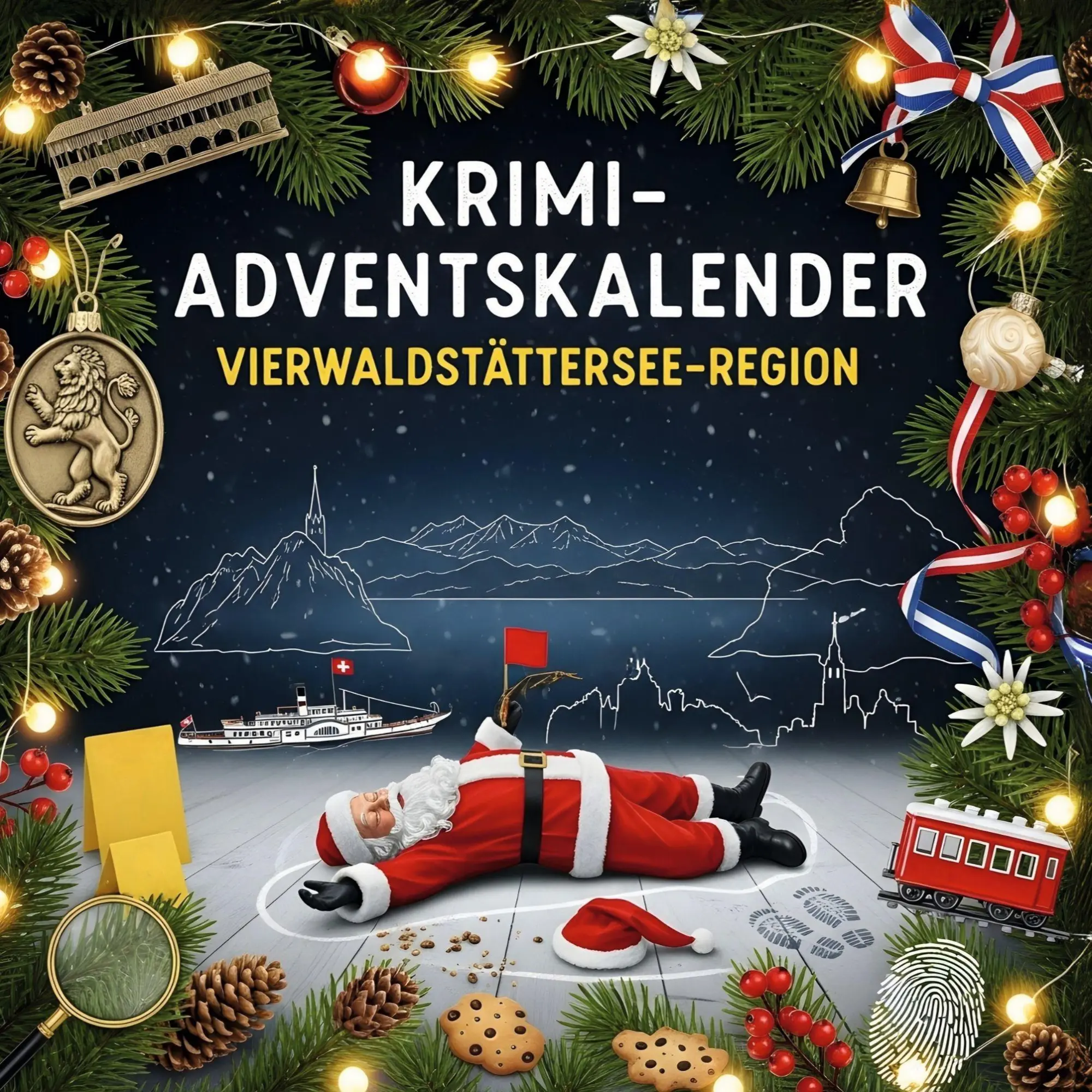 Cover: 9783695308040 | Der Krimi-Adventskalender Vierwaldstättersee-Region | Alice Horn