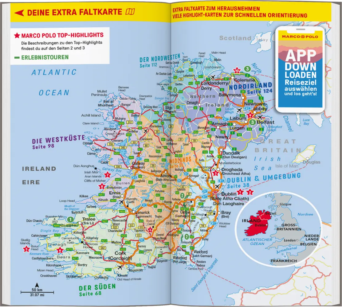 Bild: 9783829738040 | MARCO POLO Reiseführer Irland | Bernd Biege (u. a.) | Taschenbuch