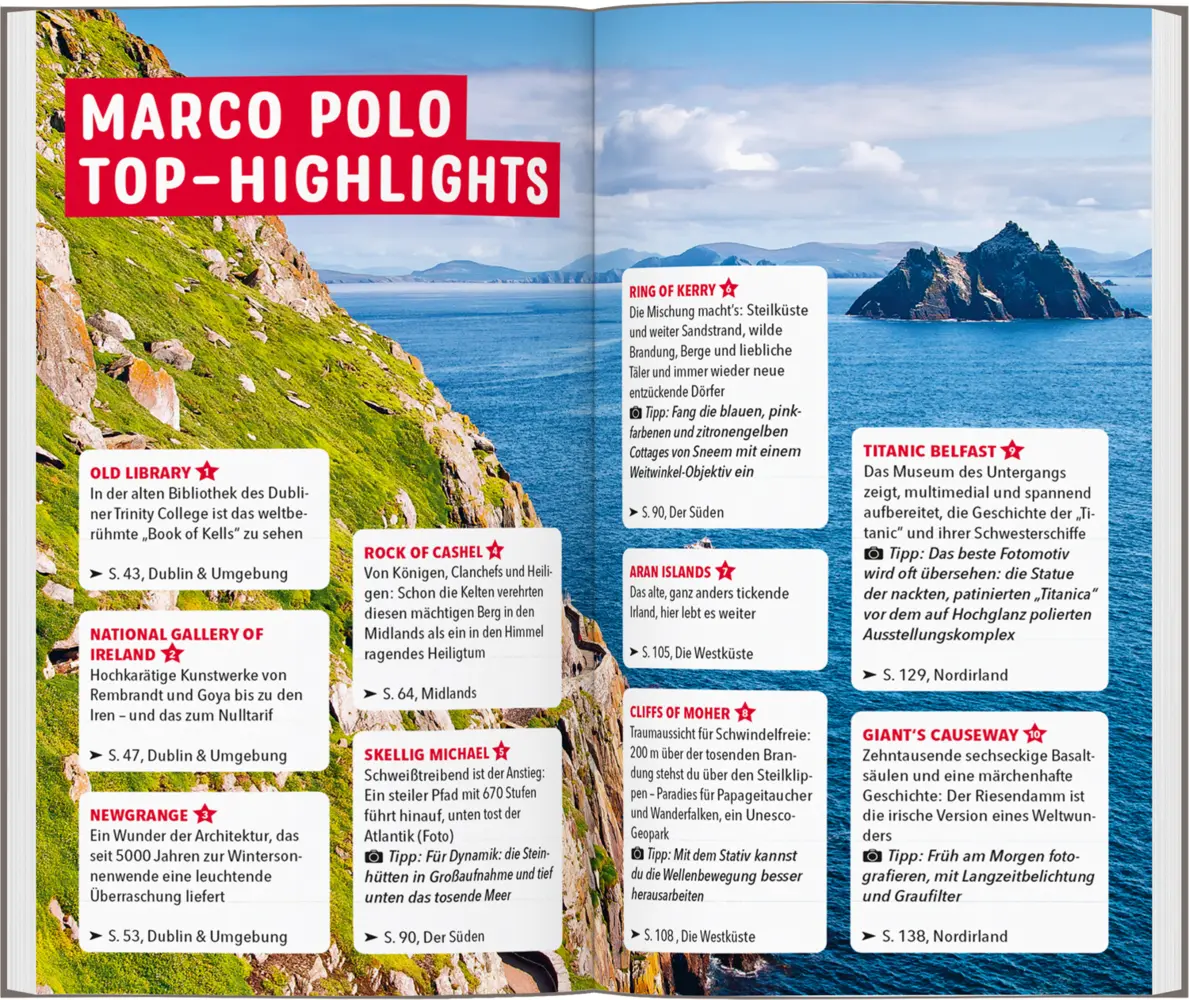 Bild: 9783829738040 | MARCO POLO Reiseführer Irland | Bernd Biege (u. a.) | Taschenbuch