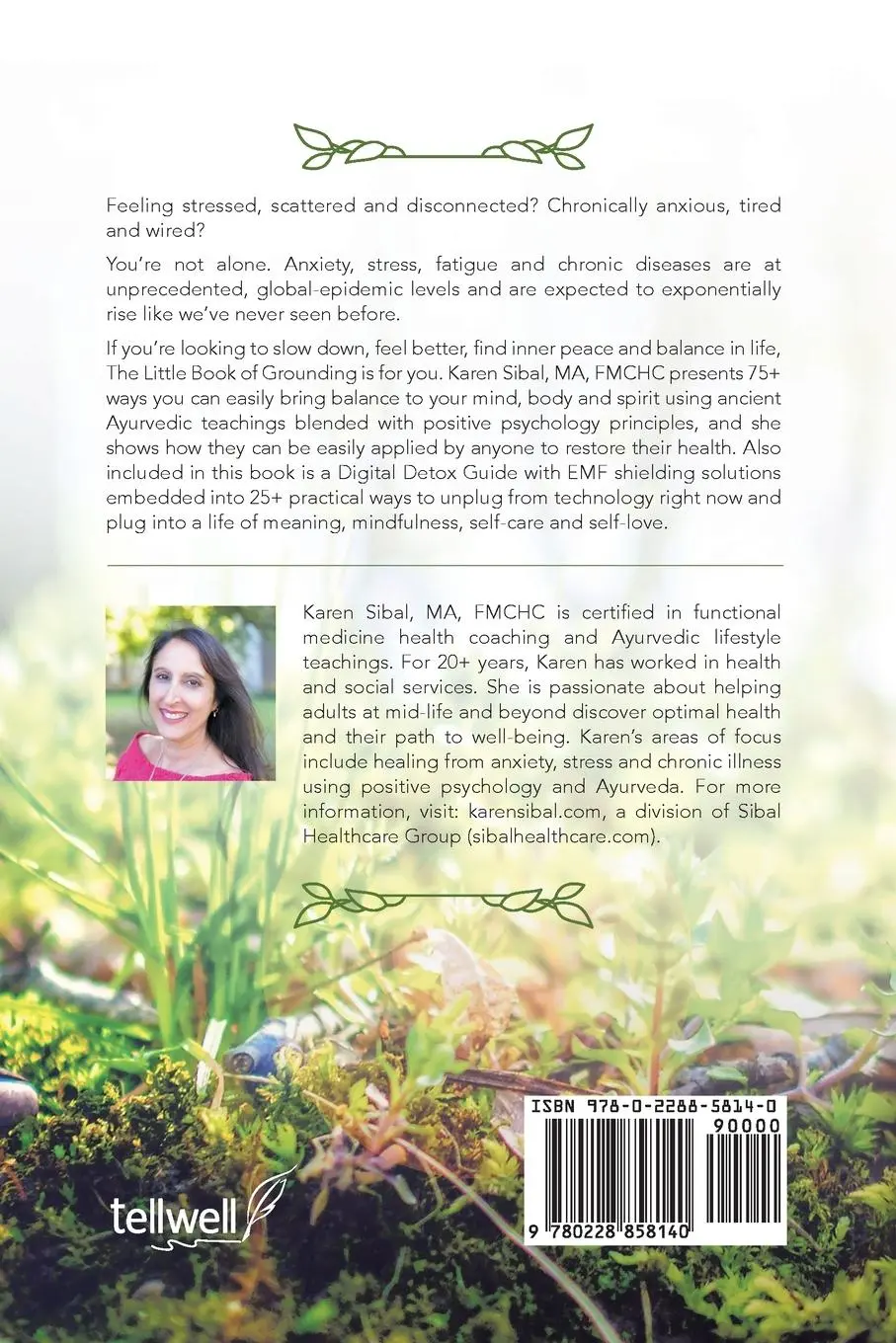 Rückseite: 9780228858140 | The Little Book of Grounding | Karen Sibal | Taschenbuch | Englisch