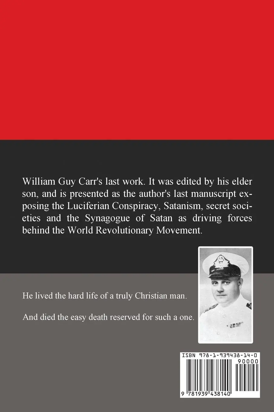 Rückseite: 9781939438140 | Satan Prince of This World - Original Edition | William Guy Carr