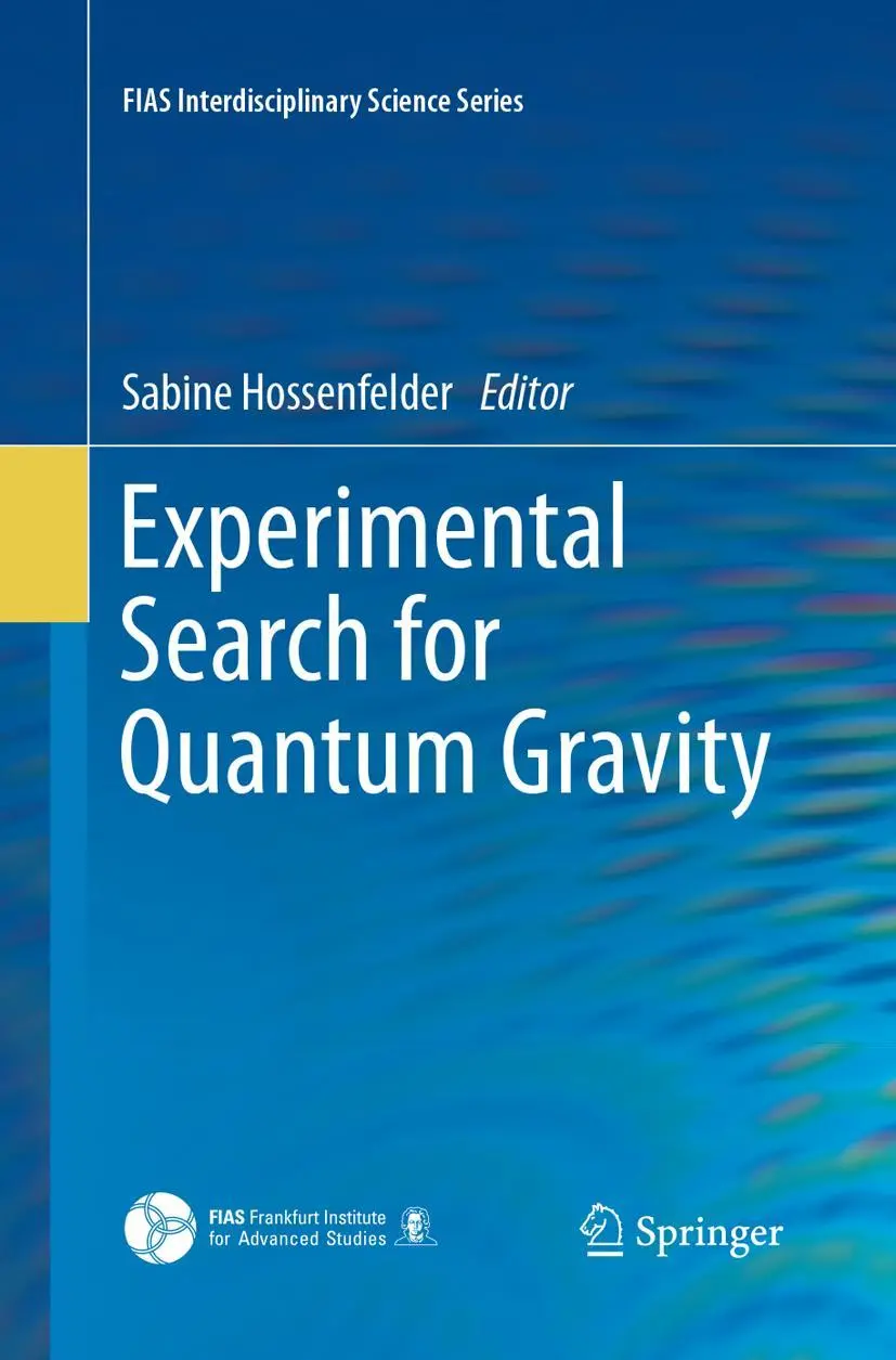 Cover: 9783319878140 | Experimental Search for Quantum Gravity | Sabine Hossenfelder | Buch