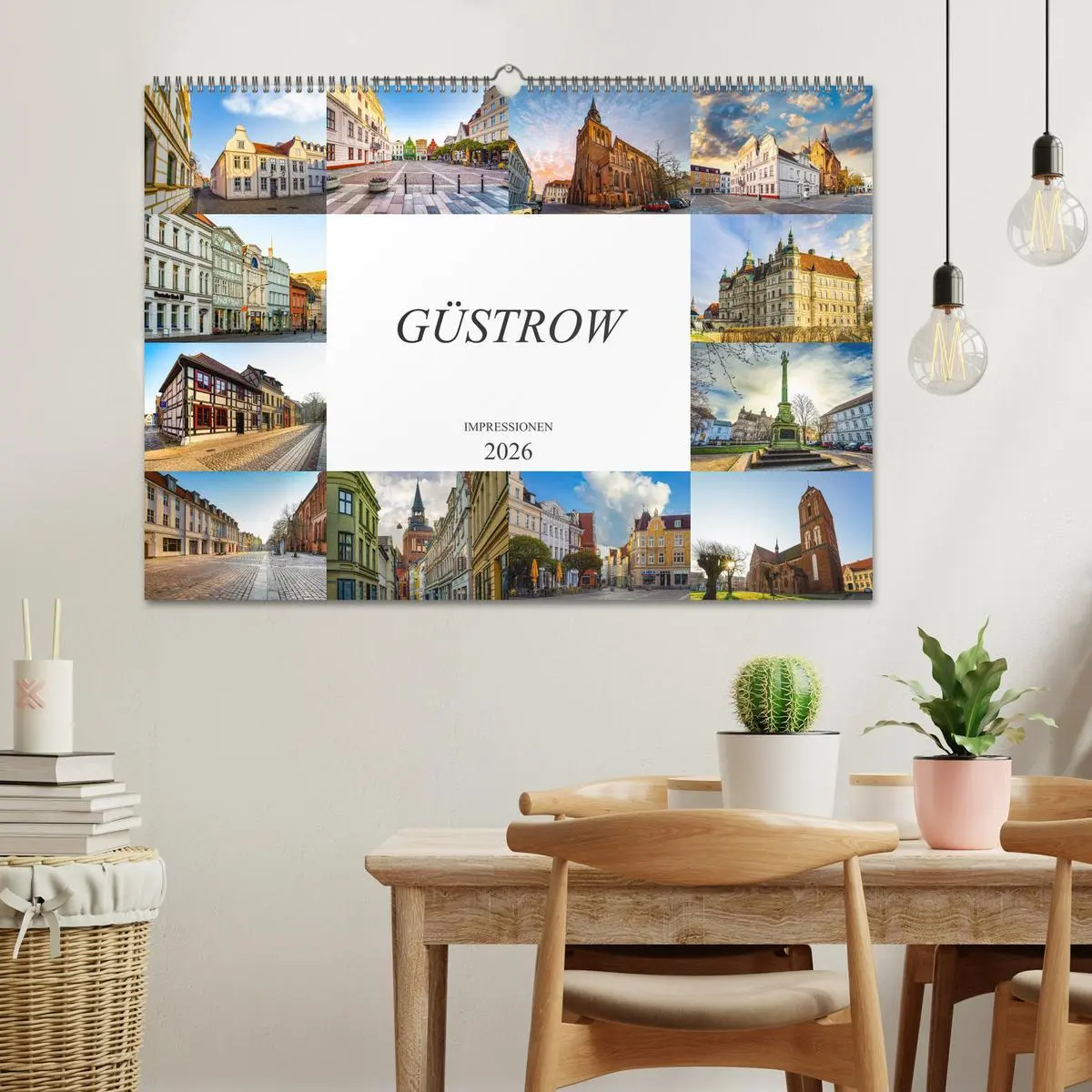 Bild: 9783457798140 | Güstrow Impressionen (Wandkalender 2026 DIN A2 quer), CALVENDO...