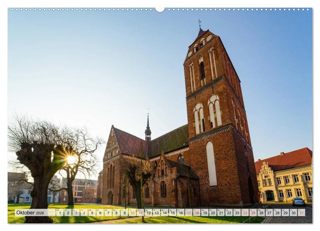 Bild: 9783457798140 | Güstrow Impressionen (Wandkalender 2026 DIN A2 quer), CALVENDO...