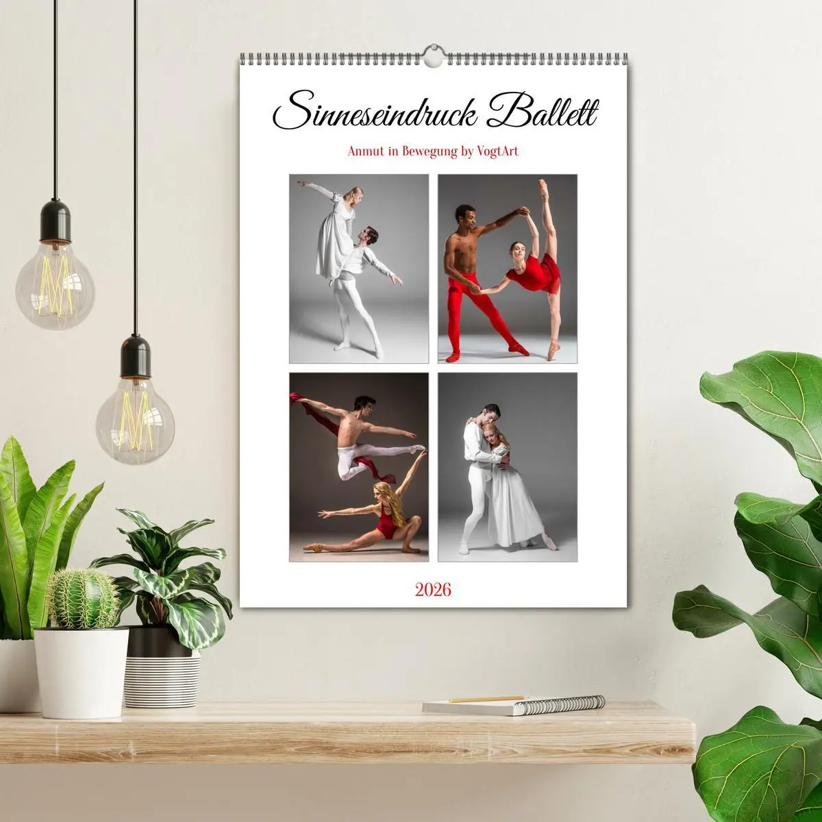 Bild: 9783516338140 | Sinneseindruck Ballett (Wandkalender 2026 DIN A2 hoch), CALVENDO...