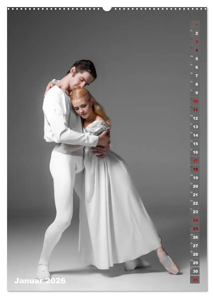 Bild: 9783516338140 | Sinneseindruck Ballett (Wandkalender 2026 DIN A2 hoch), CALVENDO...