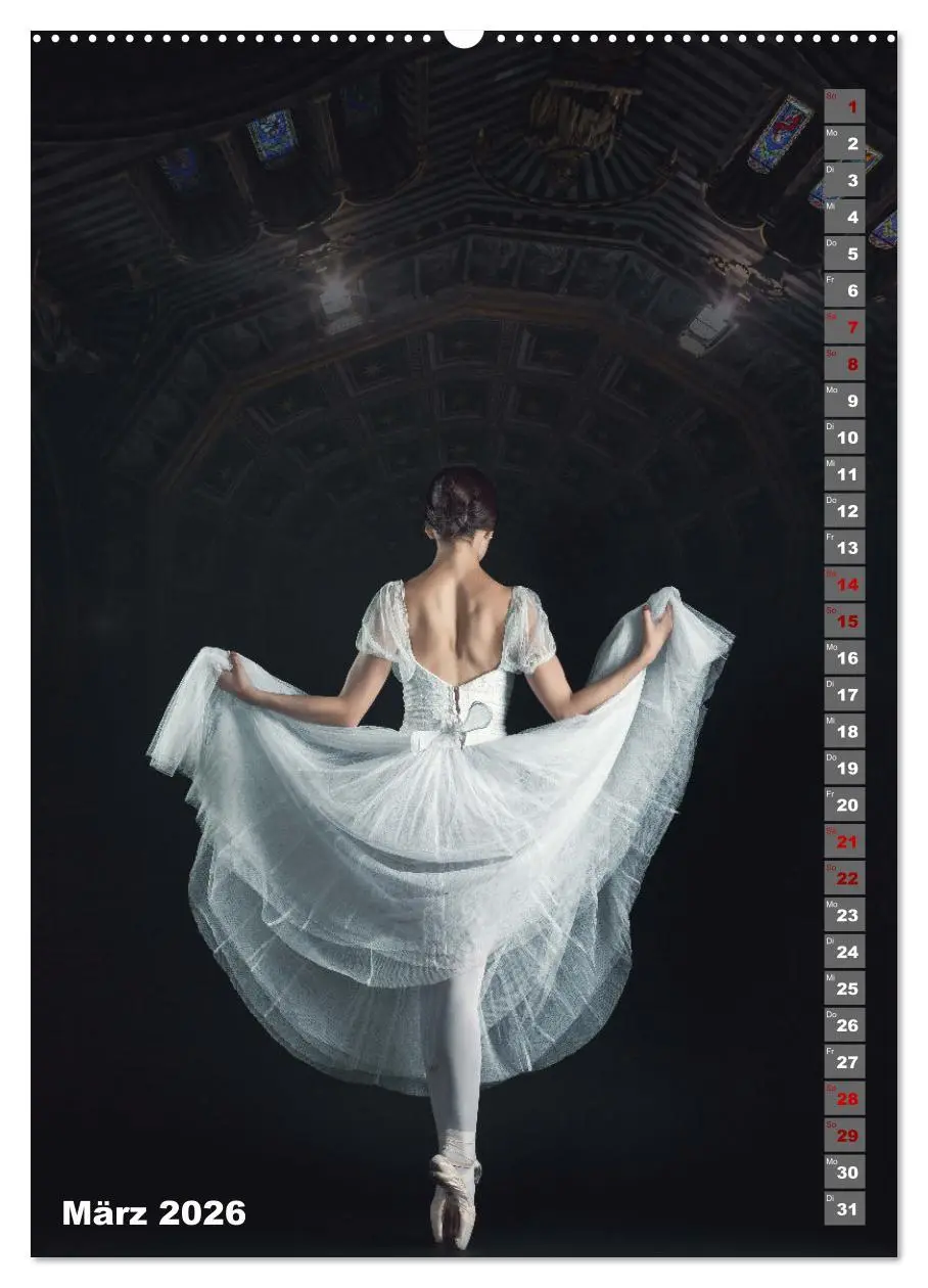 Bild: 9783516338140 | Sinneseindruck Ballett (Wandkalender 2026 DIN A2 hoch), CALVENDO...
