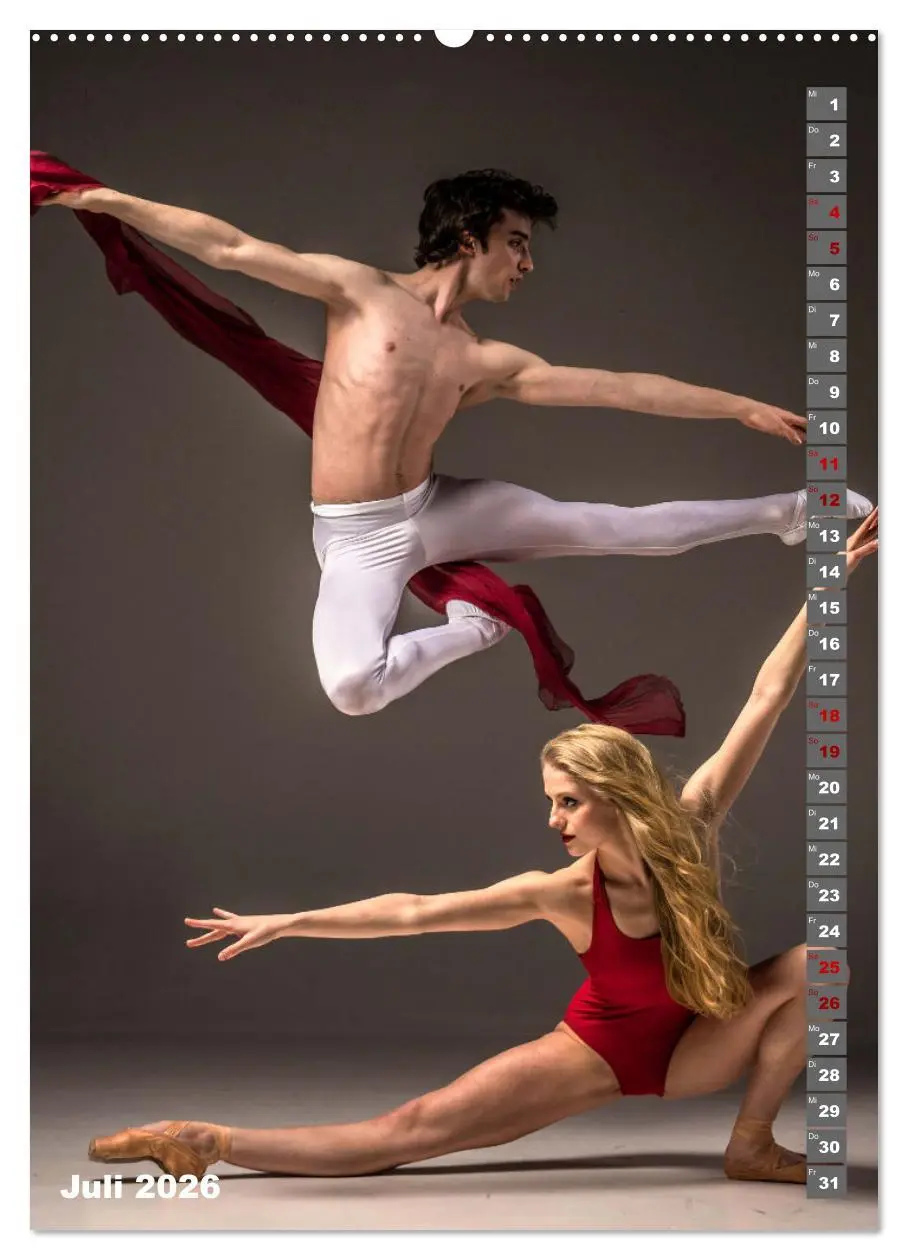 Bild: 9783516338140 | Sinneseindruck Ballett (Wandkalender 2026 DIN A2 hoch), CALVENDO...