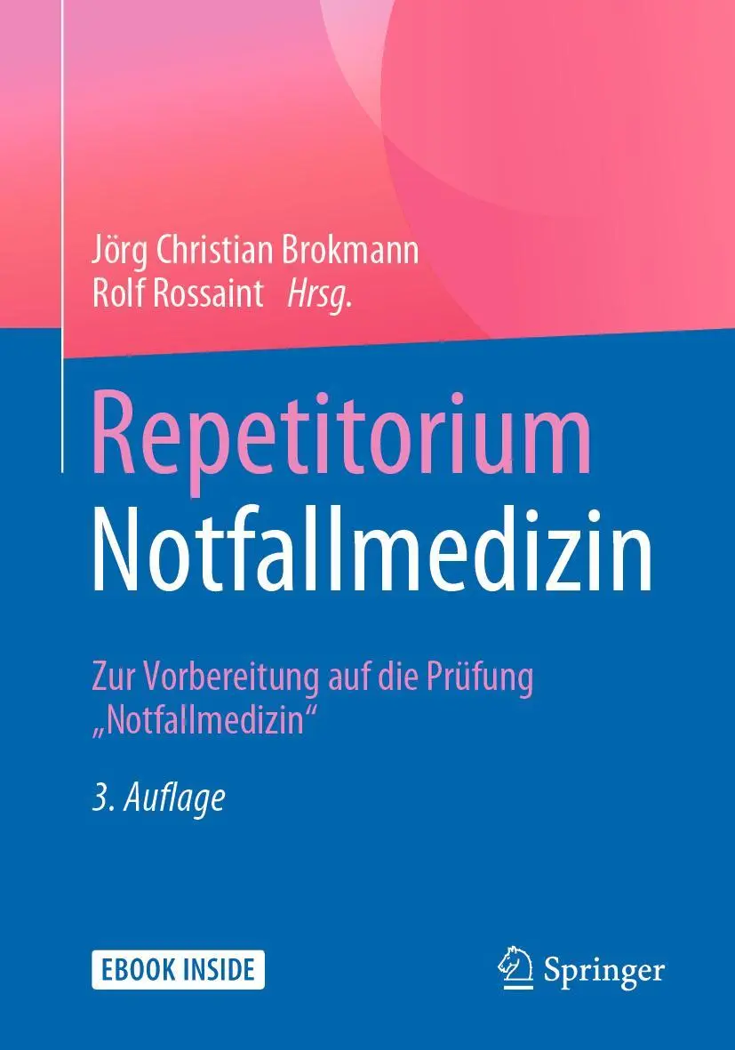 Cover: 9783642208140 | Repetitorium Notfallmedizin | Jörg Christian Brokmann (u. a.) | Buch