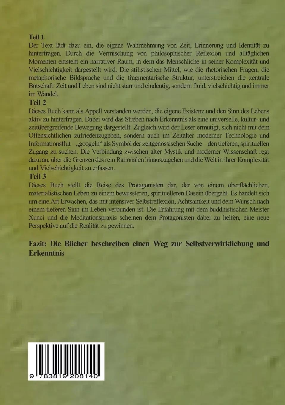 Rückseite: 9783819208140 | Dominik | Werner Dähnhardt | Taschenbuch | 396 S. | Deutsch | 2025