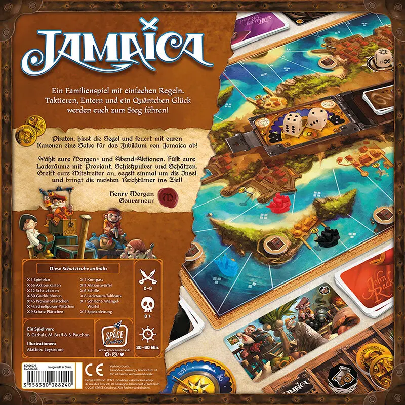 Bild: 3558380088240 | Jamaica (Spiel) | Auf der Empfehlungsliste zu Spiel des Jahres 2008