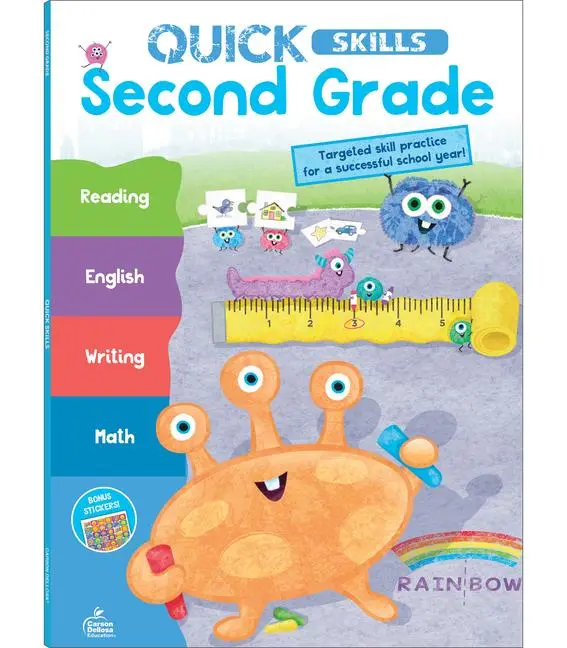 Cover: 9781483868240 | Quick Skills Second Grade Workbook | Carson Dellosa Education | Buch