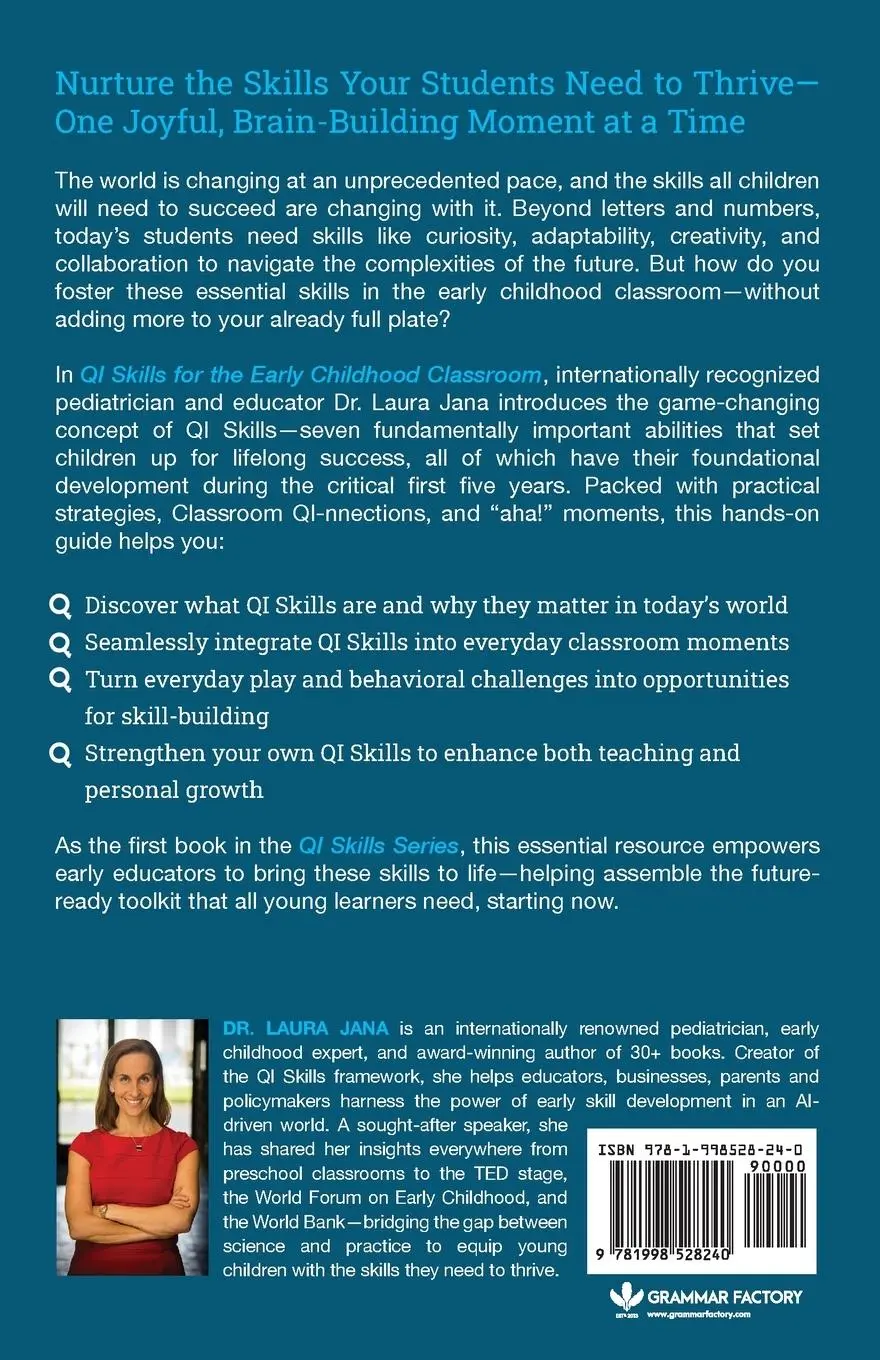 Rückseite: 9781998528240 | QI Skills for the Early Childhood Classroom | Laura A Jana | Buch