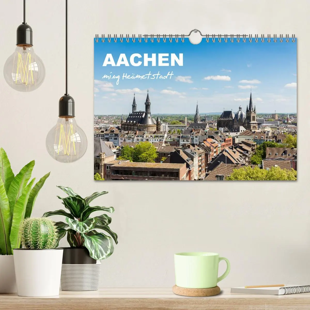 Bild: 9783516018240 | Aachen - ming Heämetstadt (Wandkalender 2026 DIN A4 quer), CALVENDO...
