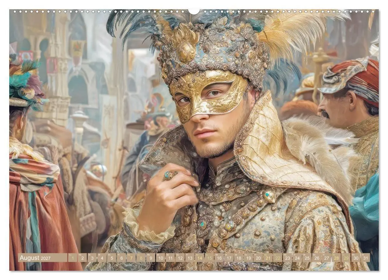 Bild: 9783569728240 | Venedig in bunten Werken - Fiktive Kunstschöpfungen (Wandkalender...