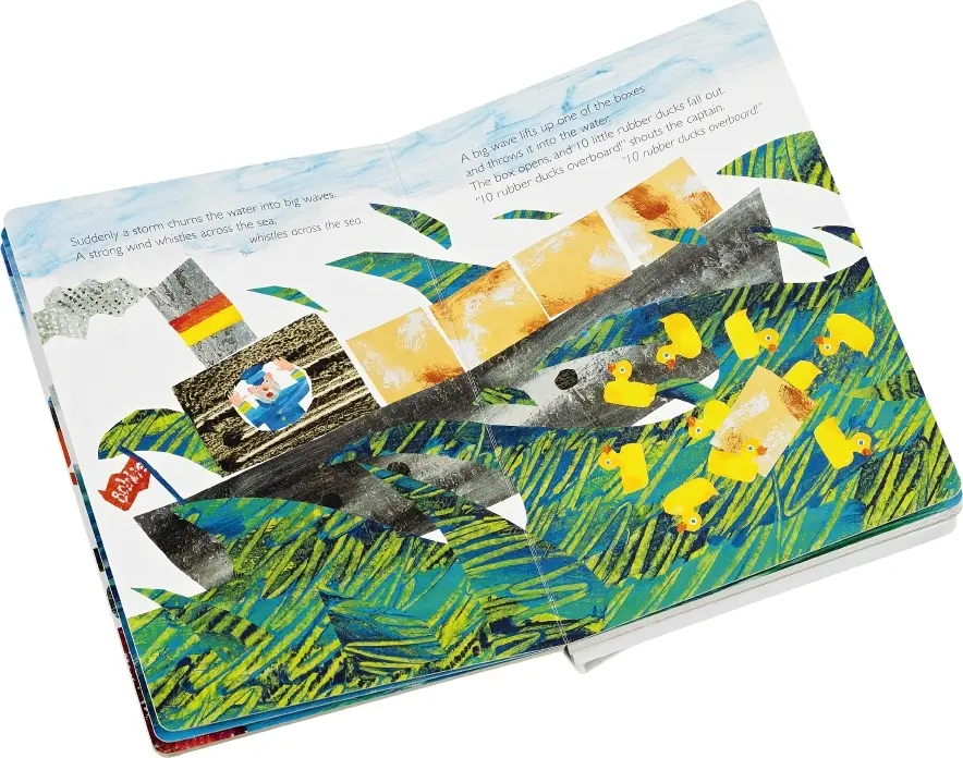 Bild: 9783836958240 | 10 kleine Gummienten | Eric Carle | Buch | mit Quietschente | 30 S.