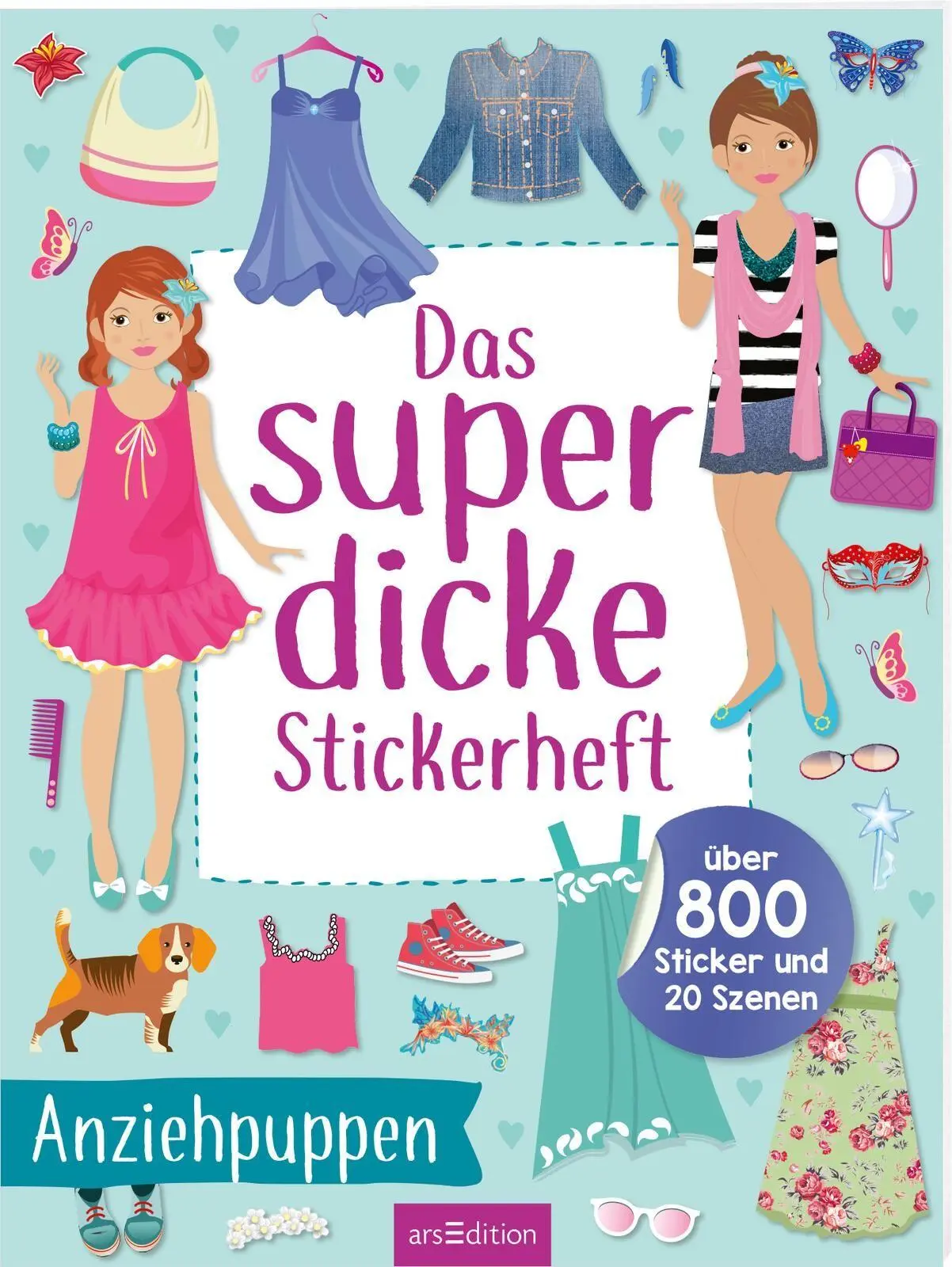 Cover: 9783845868240 | Das superdicke Stickerheft - Anziehpuppen | Taschenbuch | 80 S. | 2026