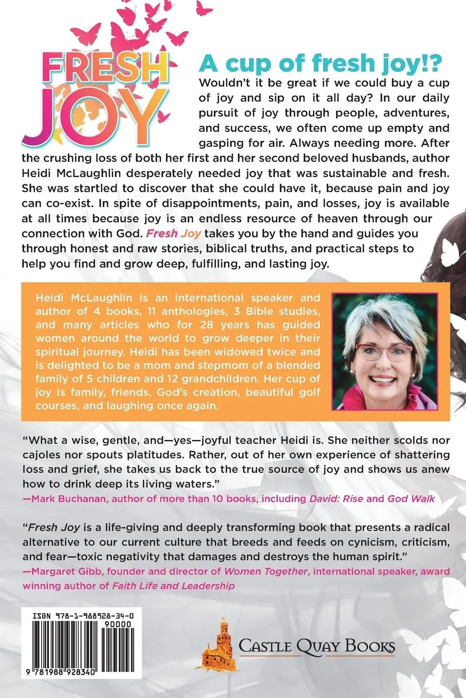 Rückseite: 9781988928340 | Fresh Joy | Finding Joy in the Midst of Loss, Hardship and Suffering
