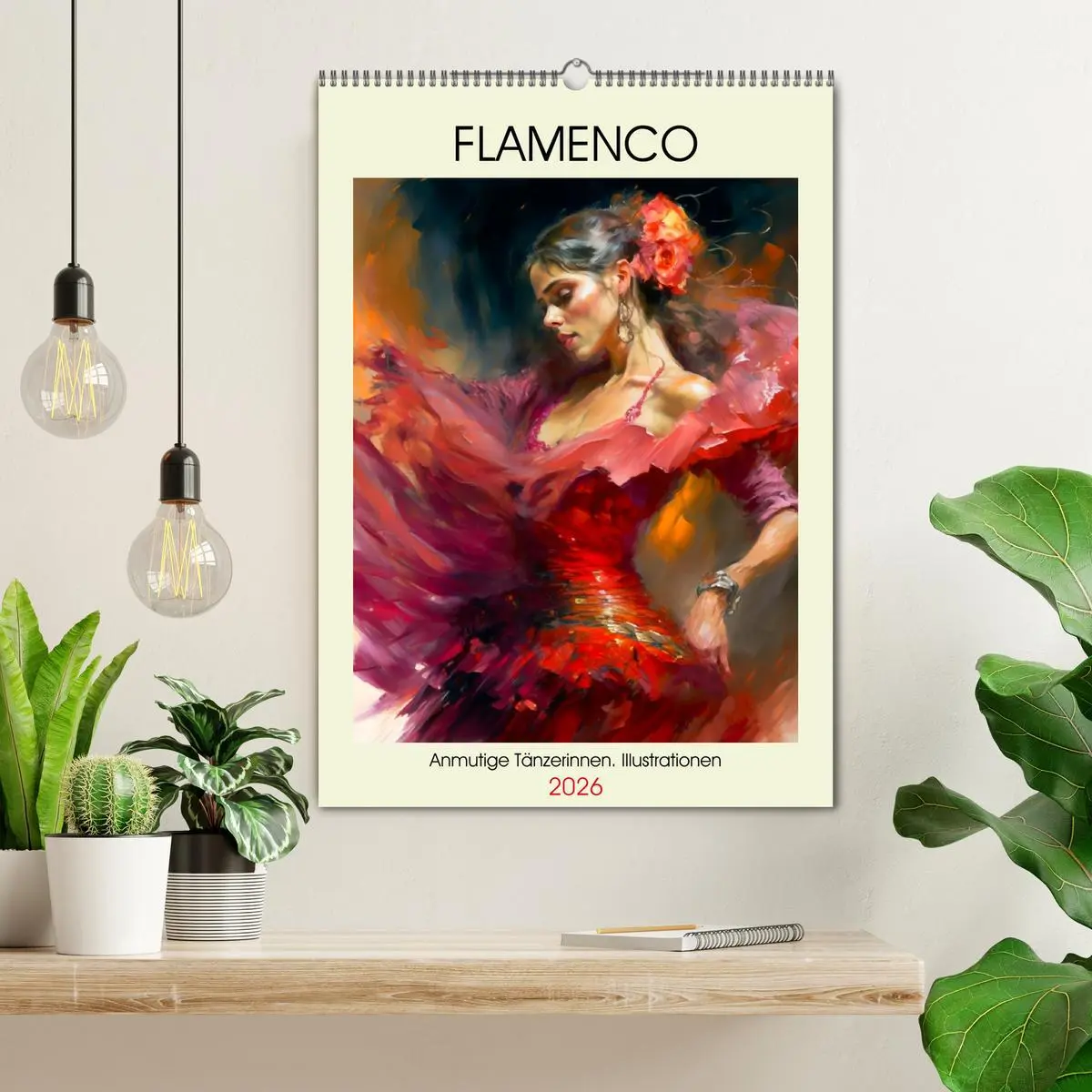 Bild: 9783516318340 | Flamenco. Anmutige Tänzerinnen. Illustrationen (Wandkalender 2026...