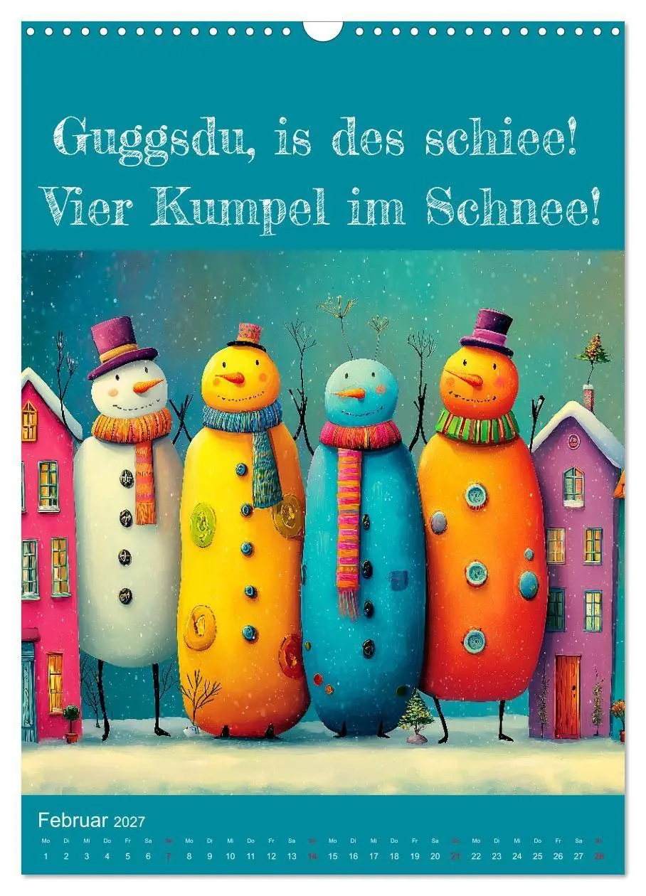 Bild: 9783516868340 | Erzgebirge mei Haamit - Mundart-Kalender mit sächsischem Humor...