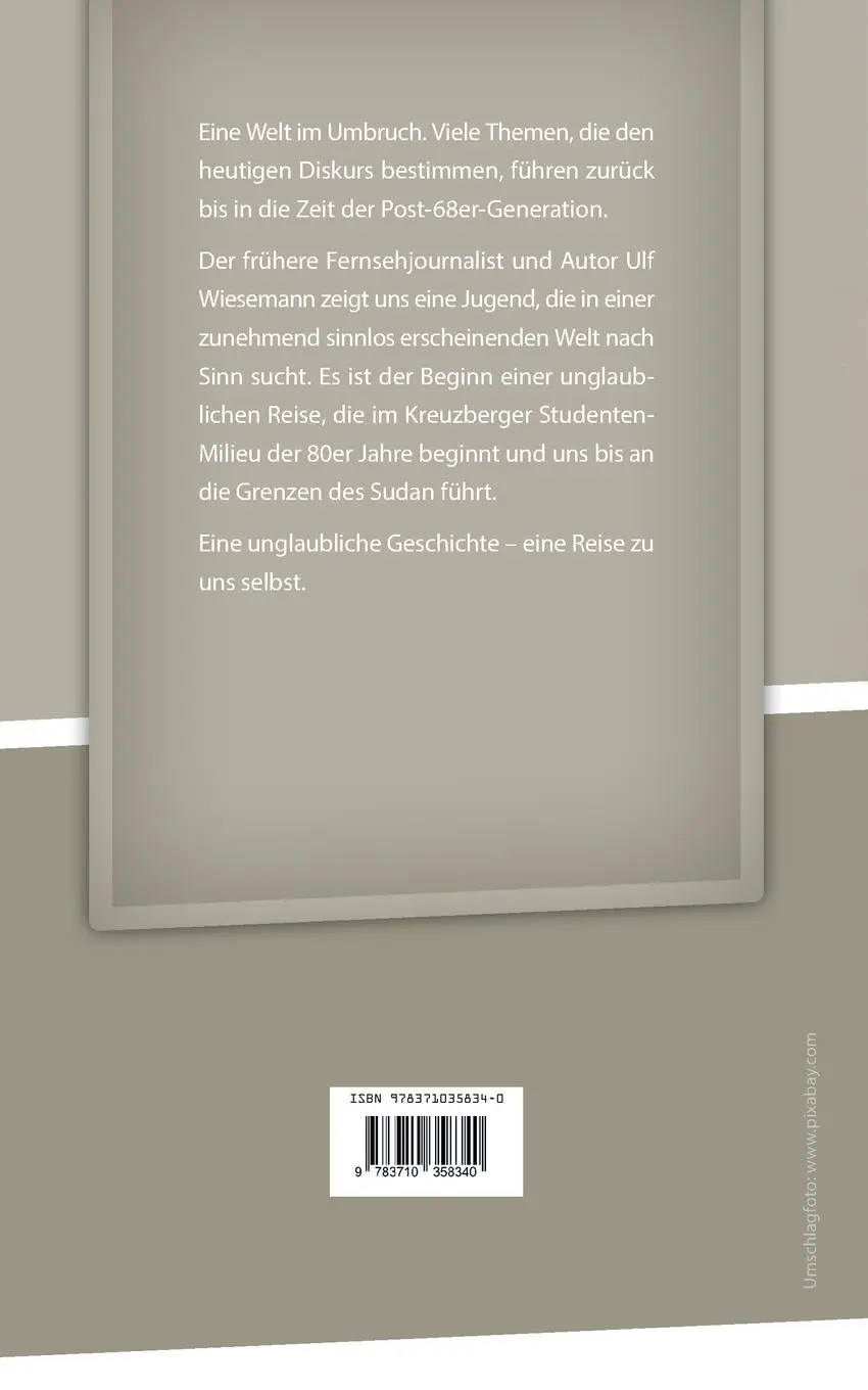 Rückseite: 9783710358340 | Ein Sommer nur ... | Ulf Wiesemann | Taschenbuch | 390 S. | Deutsch